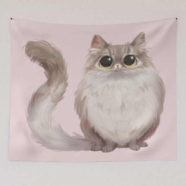 Item preview, Fluffy Kitty designed and sold by Pameloo.