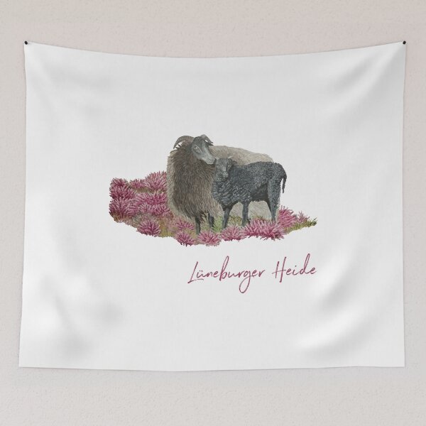 Item preview, Lüneburg Heath - Heidschnucken designed and sold by Sina Holste.