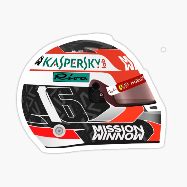 Casque Charles Leclerc 2019 Sticker