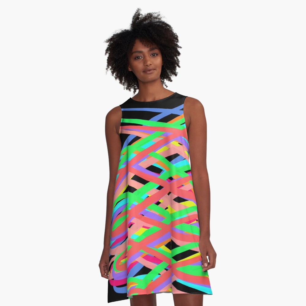 Item preview, A-Line Dress designed and sold by OneDayArt.