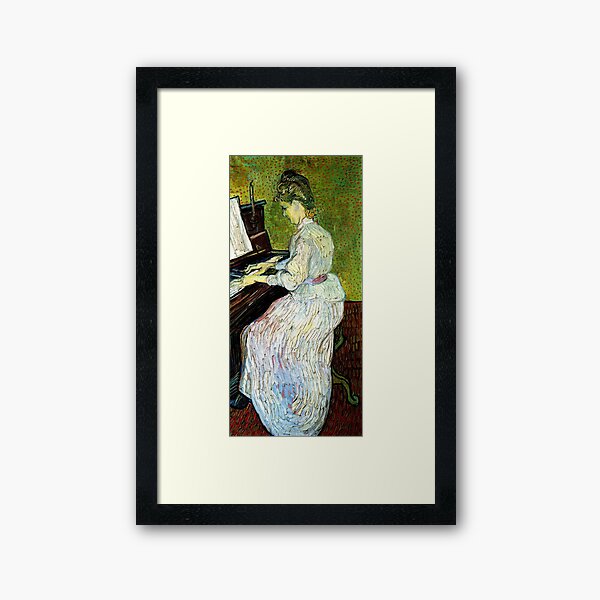 Aperçu de l'œuvre Marguerite Gachet au piano de Vincent Van Gogh créée et vendue par retropublic.