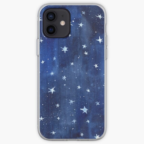 Star Watercolor Illustration iPhone Soft Case