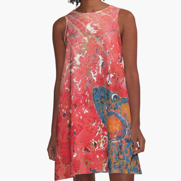 Blue Mouse Stargazing A-Line Dress