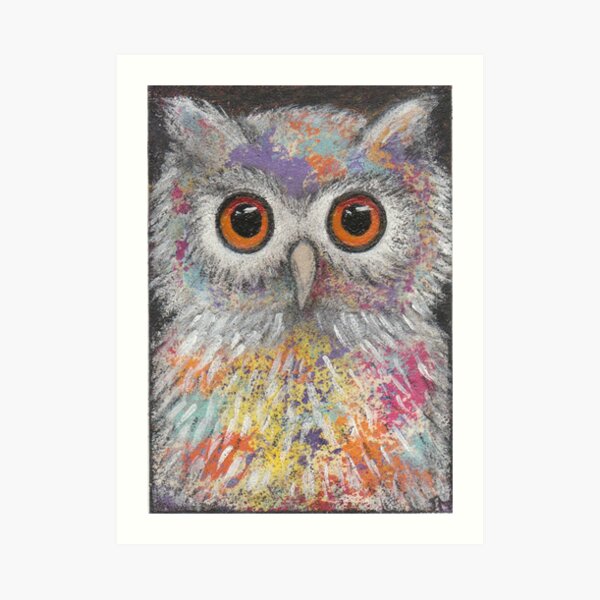 Fantasy Owl Art Print