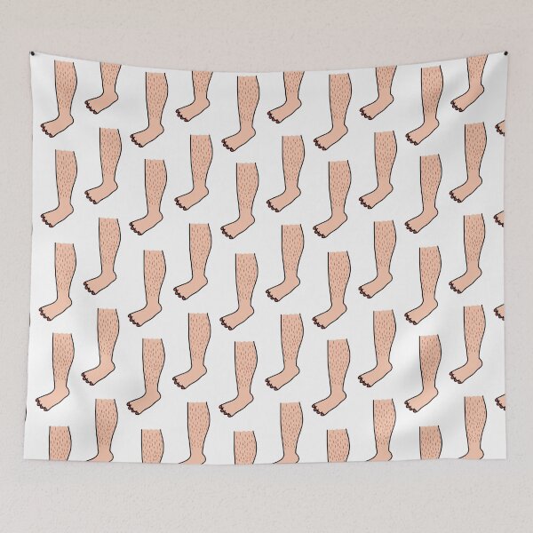 Item preview, hairy legs seamless doodle pattern designed and sold by zizimentos.