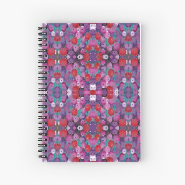 Wildflower Poppy Field Spiral Notebook