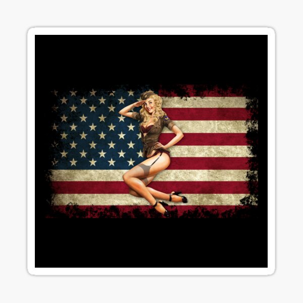 Item preview, American Pin Up Girl designed and sold by FantasySkyArt.