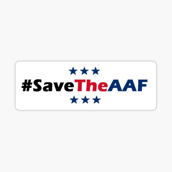 Save The AAF Bumper Sticker Sticker