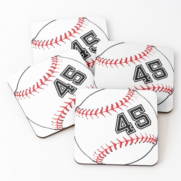 Item preview, Baseball Player Jersey No 45 Back Number #45 Ball Sport Sticker Gift designed and sold by theshirtinator.