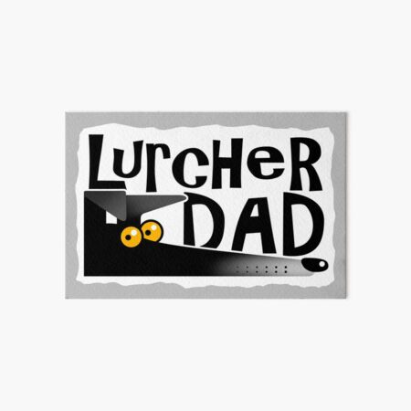 Aperçu de l'œuvre Papa Lurcher (noir) créée et vendue par RichSkipworth.