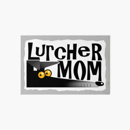 Aperçu de l'œuvre Lurcher Mom (noir) créée et vendue par RichSkipworth.
