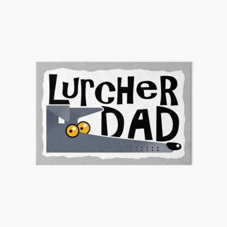 Aperçu de l'œuvre Papa Lurcher (bleu) créée et vendue par RichSkipworth.