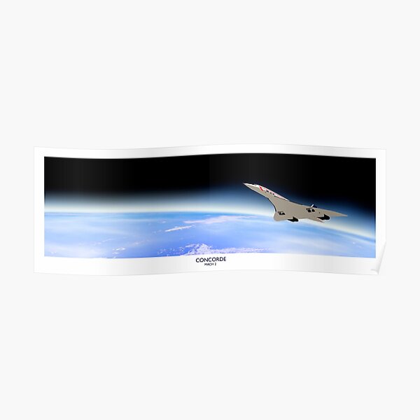 Concorde Mach 2 Poster