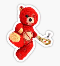 La Flame Teddy Bear Sticker