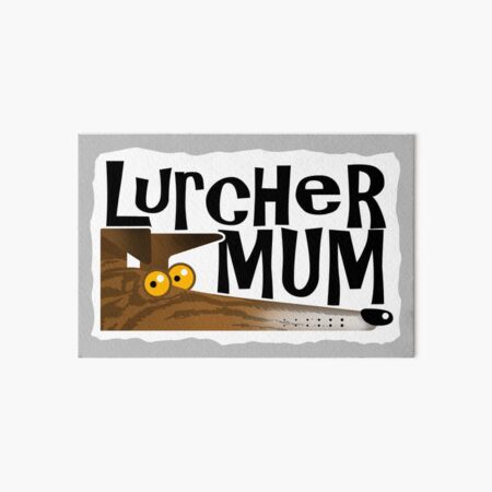 Aperçu de l'œuvre Maman Lurcher (bringé noir) créée et vendue par RichSkipworth.