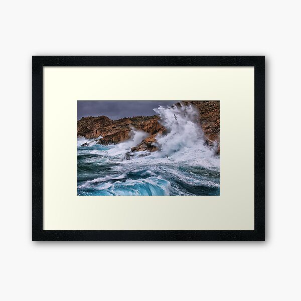 Item preview, Gale with huge waves crashing designed and sold by Antonis Lemonakis.