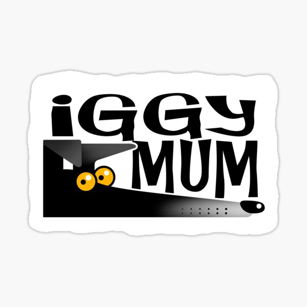 Item preview, Iggy Mum (black) designed and sold by RichSkipworth.