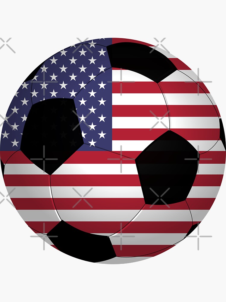 "Soccer, American soccer design" Sticker for Sale by marosharaf Redbubble