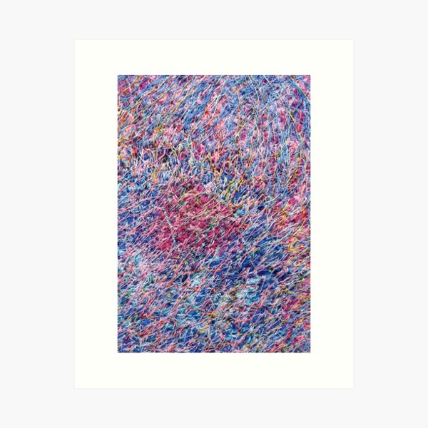 Stitched Threads Art Print