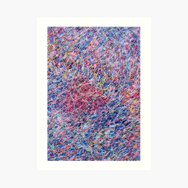Stitched Threads Art Print