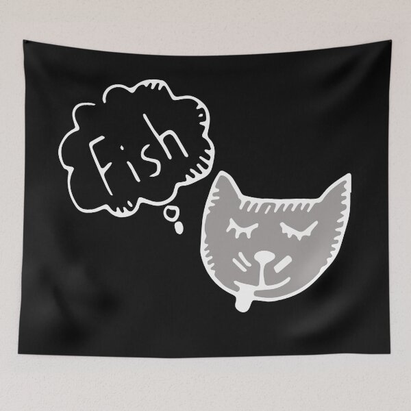 Item preview, Cat dreaming funny cute tee design designed and sold by Kam-designs.