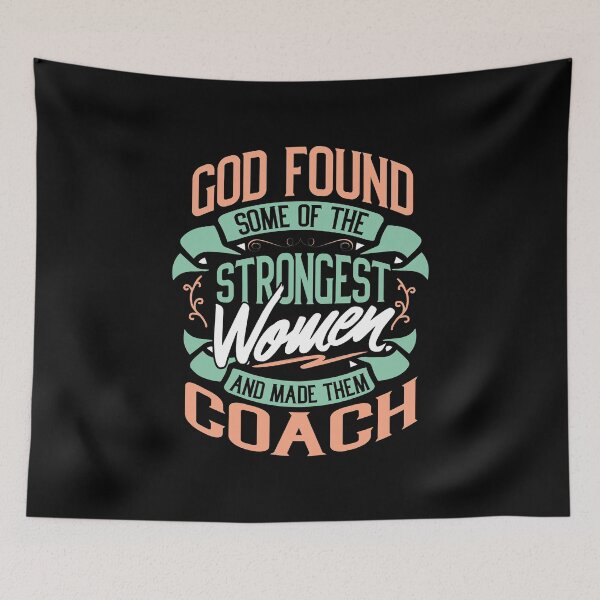 Item preview, Strong Woman Coach Profession Gift Idea designed and sold by haselshirt.