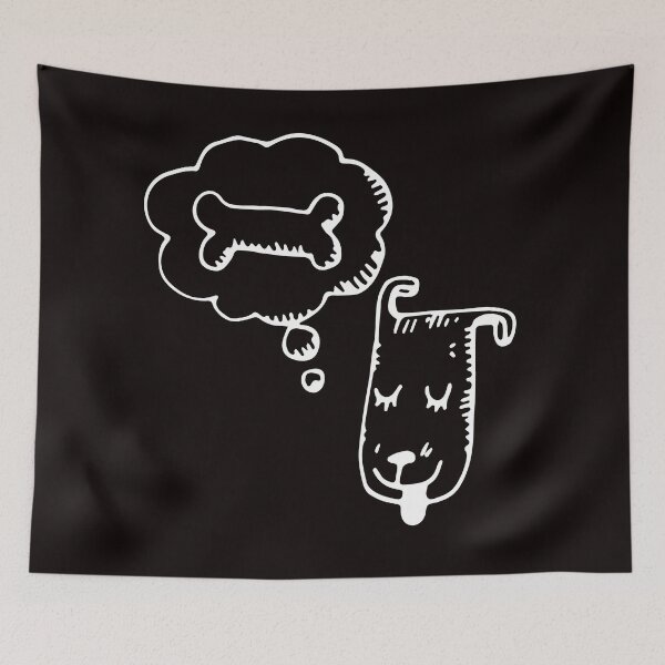 Item preview, Cute Dog dreaming about a bone tee design designed and sold by Kam-designs.