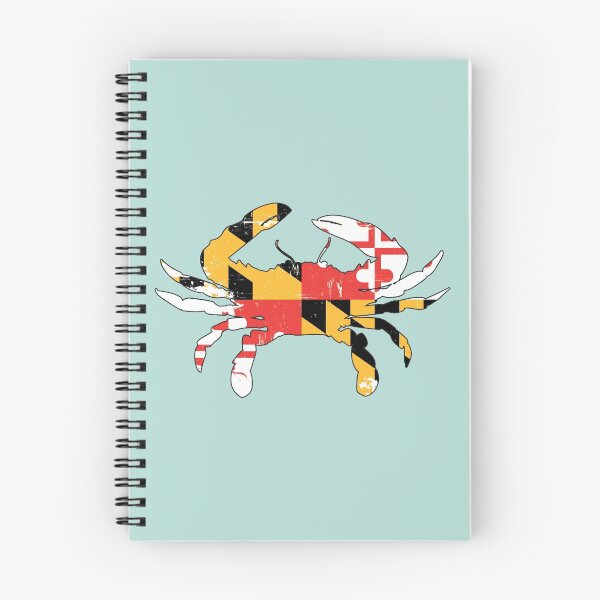Item preview, Maryland Flag Crab - Distressed designed and sold by welikestuff.