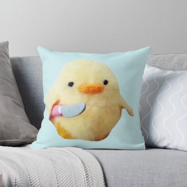 cute but will cut you Throw Pillow