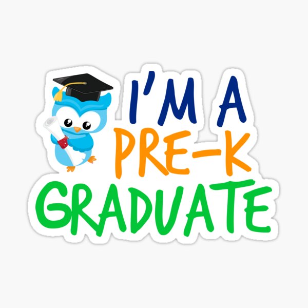 Preschool Graduation Graduate Stickers Redbubble