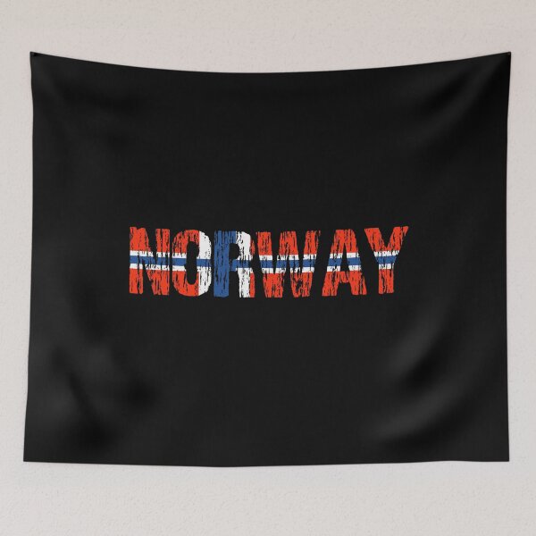 Artikelvorschau, Norwegen Distressed Flag Norge entworfen und verkauft von Nirvanibex.