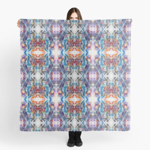 Crystal Prism Reflecting Light Scarf