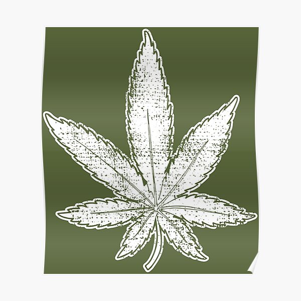 Wandbilder Hanfblatt Redbubble