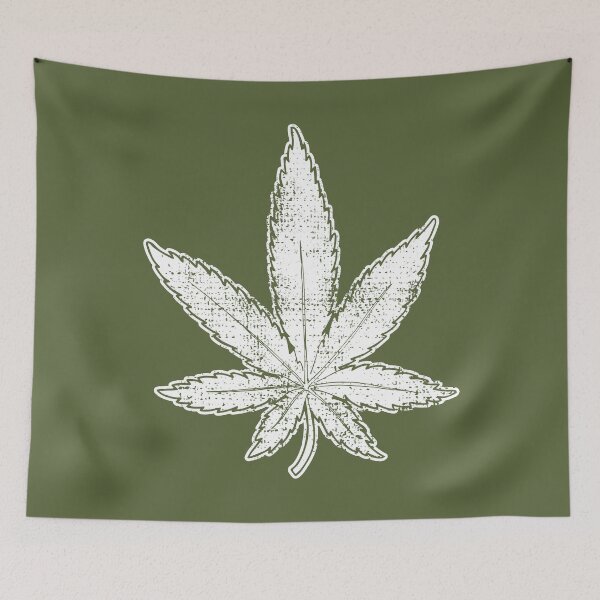 Item preview, Cannabis Cannabis Gift Distressed White Funny designed and sold by Jaana Kern.
