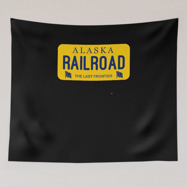 Item preview, Railroad Alaska License Plate  designed and sold by brizodesign.