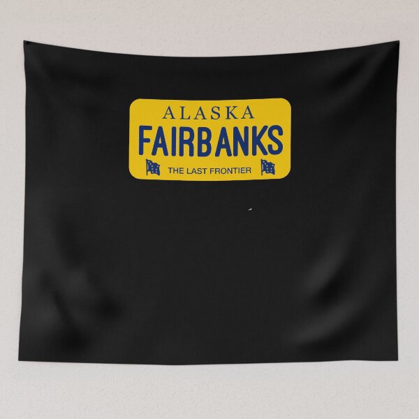 Item preview, Fairbanks Alaska License Plate City Name designed and sold by brizodesign.