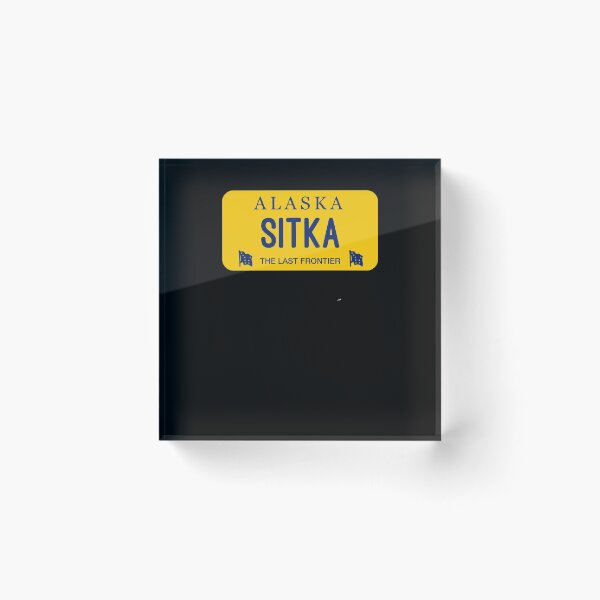 Item preview, Sitka Alaska License Plate City Name designed and sold by brizodesign.