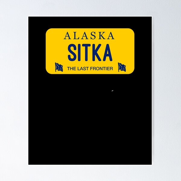 Item preview, Sitka Alaska License Plate City Name designed and sold by brizodesign.