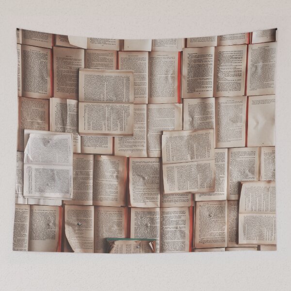 Item preview, Open Books Library Bookworm Reading designed and sold by livianasgifts.