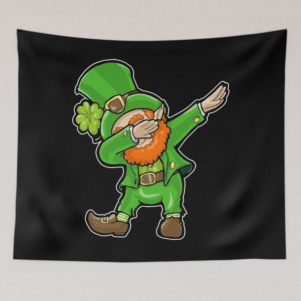 Artikelvorschau, Dabbing Leprechaun St Patricks Day Lustig Geschenk entworfen und verkauft von Jaana Kern.