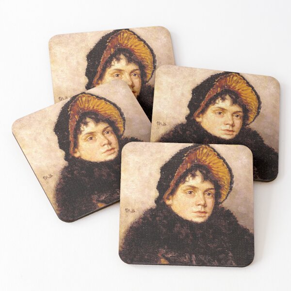 Item preview, Marie Bashkirtseff - Femme Tretiakoff - Portrait of a Woman designed and sold by ArtExpression.