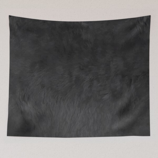 Item preview, Black fur coat designed and sold by pamposdev.