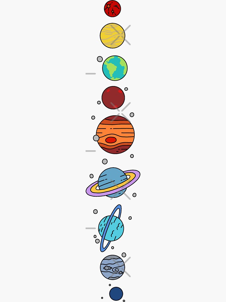 Artwork view, Solar System designed and sold by tristahx