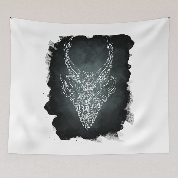 Item preview, Entwined dragon's head with 2 dragons gift designed and sold by Jaana Kern.