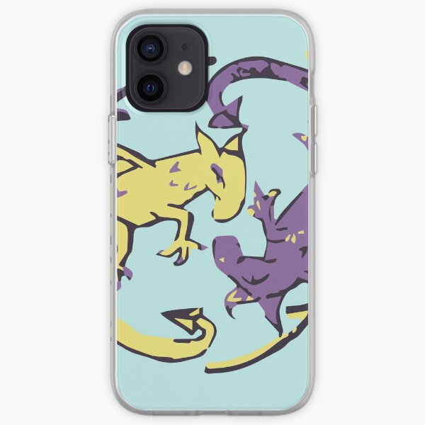 Spiraling Dragons iPhone Soft Case