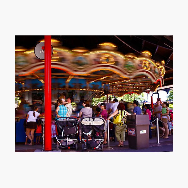 The Carousel-Hershey Park, PA Photographic Print