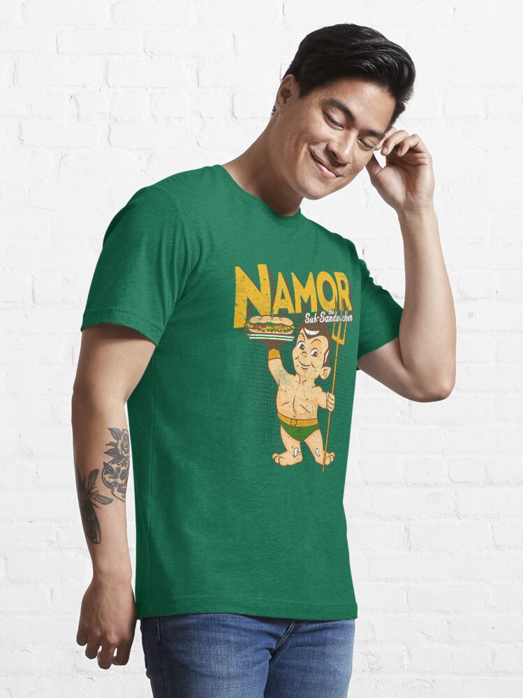 Alternate view of Namor The Sub-Sandwicher! Essential T-Shirt