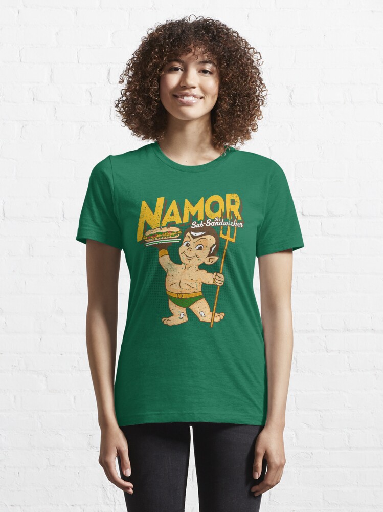 Alternate view of Namor The Sub-Sandwicher! Essential T-Shirt