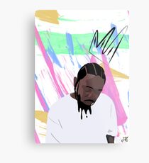 Lienzo metálico Kendrick Lamar