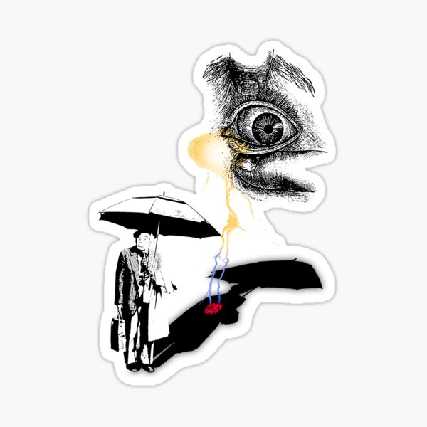 It was a dark and stormy night … Sticker